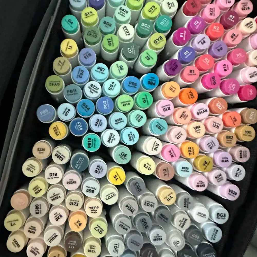 Drawing - Ohuhu Marker Set